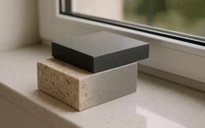 Aglomarmur czy konglomerat kwarcowy: Co wybrać na parapet?