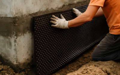 Folia kubełkowa jako alternatywa dla izolacji bitumicznej fundamentu