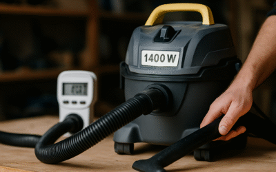 Ile watów pobiera odkurzacz warsztatowy 1400 W i jak to wpływa na koszty?