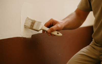 Jak malować lamperię olejną farbą lateksową bez gruntowania