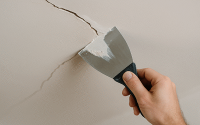 Naprawa pęknięć na łączeniu płyt g-k w suficie