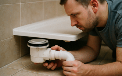 Jak wymienić syfon brodzika bez rozkuwania płytek