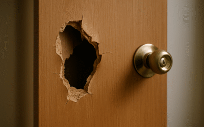 Jak Naprawić Dziurę w Drzwiach z Płyty Wiórowej