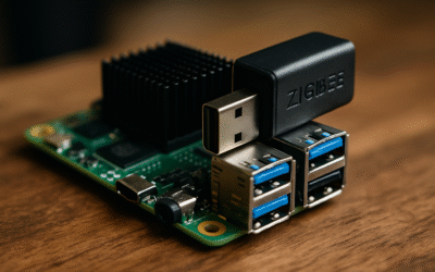 Czy hub Zigbee USB działa na Raspberry Pi 5 bez aktywnego huba?