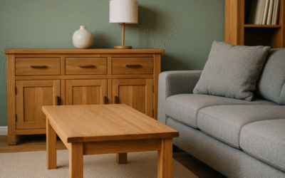 Jak dopasować kolor ścian do mebli dębowych w salonie