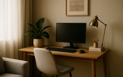 Praktyczne porady na kącik do pracy w salonie