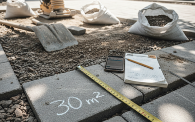 Podsypka pod kostkę: Jak obliczyć kruszywo na podjazd 30 m²