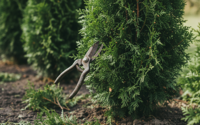 Jak przycinać tuje Szmaragd dla gęstości?