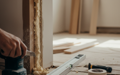 Jak szlifować piankę montażową i wyrównywać ościeża