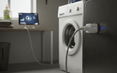 Jak wtyczka smart 16 A do pralki zwiększa bezpieczeństwo i oszczędności