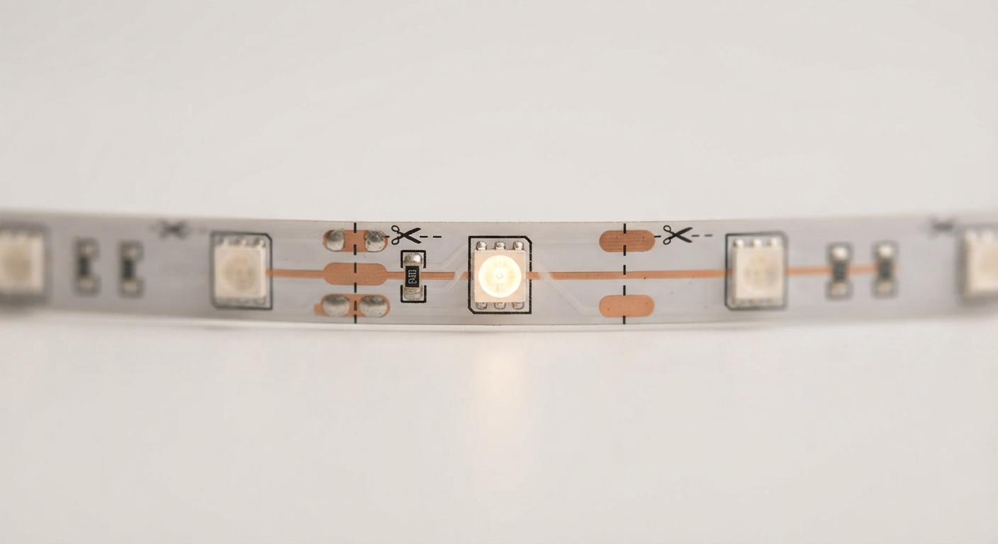 Aluminiowy profil radiator i zabezpieczenie połączeń taśmy LED, gdy taśma LED nie świeci przez wilgoć lub ciepło